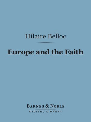 cover image of Europe and the Faith (Barnes & Noble Digital Library)